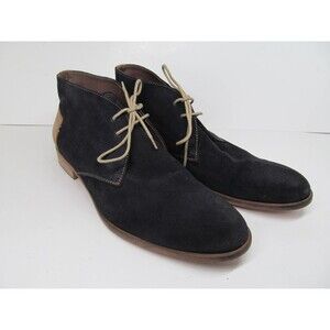 Johnston & Murphy 20-3048 Mens1850 Dark Blue Suede Chukka Boots Size US 12 M